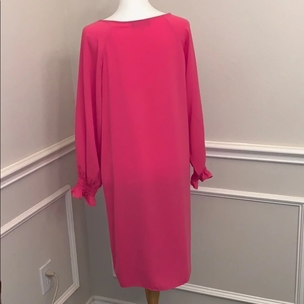 nine West Dress L/S Hot Pink Size M - Picture 4 of 8